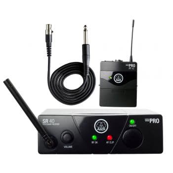 Akg wms-40 mini instrumental set microfono inalambrico petaca ism2 864.375 mh