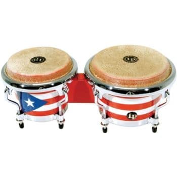 LP Bongo Mini afinable Bandera Puerto Rico, LPM199-PR Bongo Mini afinable Bandera Puerto Rico