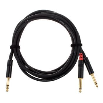 Cordial cfy 3 vpp cable 2 jack mono macho y jack stereo macho 3 metros