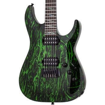 Schecter c-7 ms silver mountain toxic venom. guitarra eléctrica