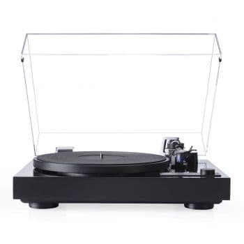 Dual cs618q black gloss giradiscos hifi traccion directa control cuarzo