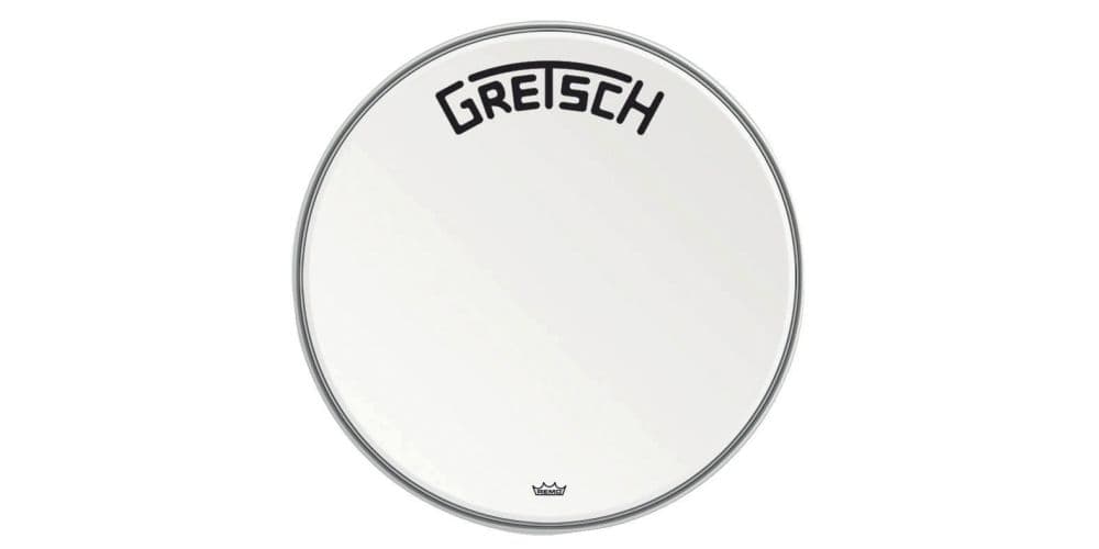 Gretsch Drums GRDHCW22B Parche Bombo 22 Pulgadas Ambassador blanco rugoso GRDHCW22B