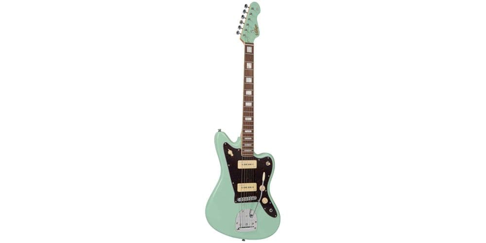 Vintage V65-30TH Guitarra Electrica Ventura Green + Funda V65-30TH