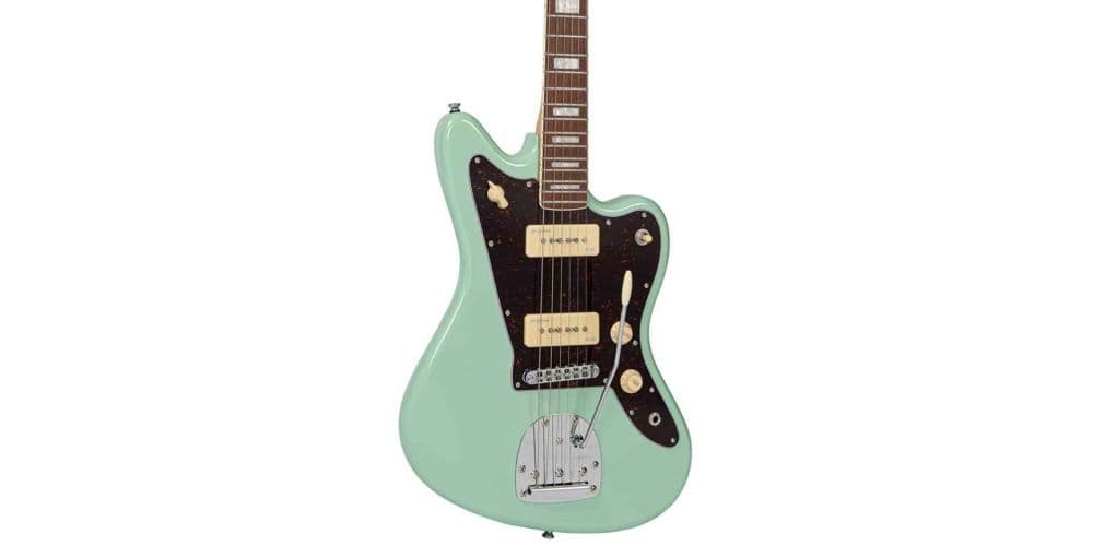 Vintage V65-30TH Guitarra Electrica Ventura Green + Funda V65-30TH