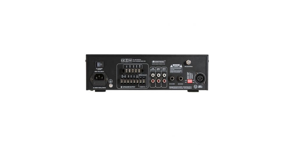 Omnitronic CPZ-60P PA Amplificador Mezclador CPZ-60P