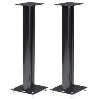 Norstone stylum 3 negro soporte altavoces pareja altura 80.5cm