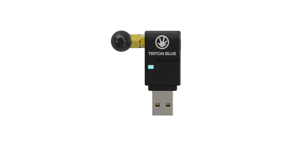 Triton Blue ART 512 Antena transmisora o receptora de señal DMX con conector USB Antena transmisora o receptora de señal DMX con co