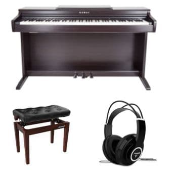 Kawai kdp 120 palisandro piano digital + banqueta + auriculares