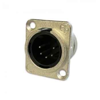 Neutrik NC5MD-L1 XLR 5 PIN MACHO CHASIS NC5MD-L1