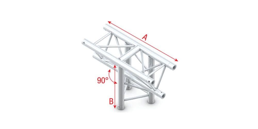 Showtec FT30018 T-Cross vertical 3-way apex down Cruce en T 3 vías FT30018