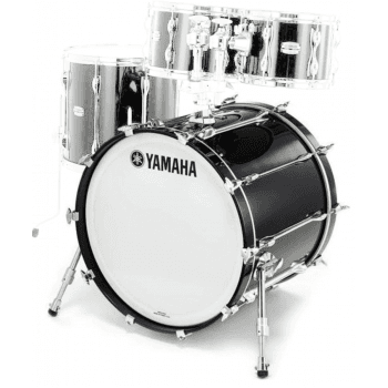 Yamaha recording custom solid black bombo 22x18 rbb2218sob