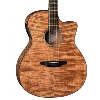 Luna guitars high tide exotic mahogany. guitarra electroacústica