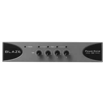 Blaze powerzone 504 amplificador multizona 4 x 125w. 100 voltios