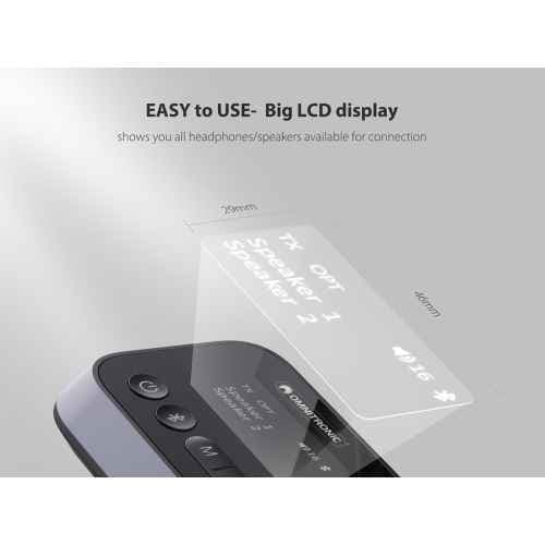 Omnitronic BDT-5.0 Adaptador de Audio Bluetooth 5.0 BDT-5.0
