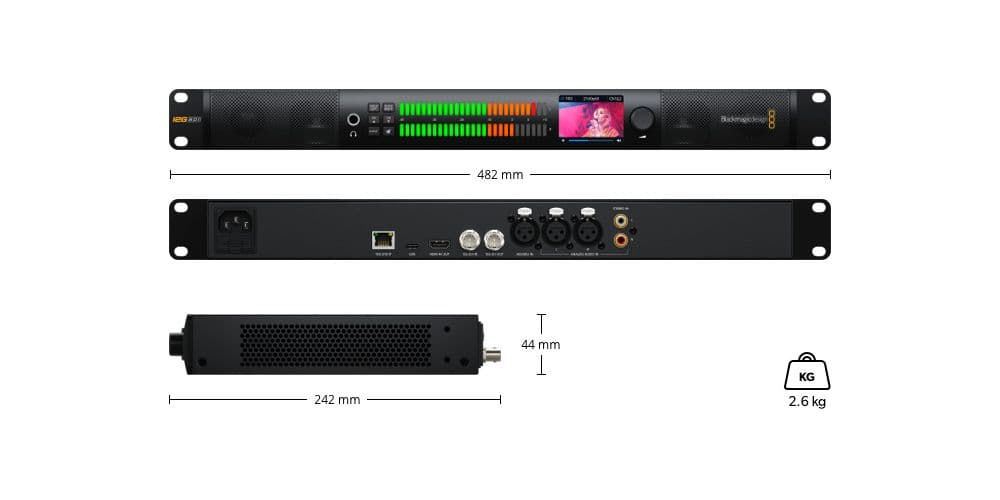 Blackmagic Audio Monitor 12G G3 Blackmagic Audio Monitor 12G G3