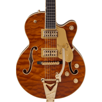 Gretsch ltd falcon center block jr. with bigsby quilted maple