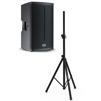 Fbt x-lite 112a altavoz amplificado profesional 1500 bluetooth + audibax neo 131 soporte para altavoz profesional trípode
