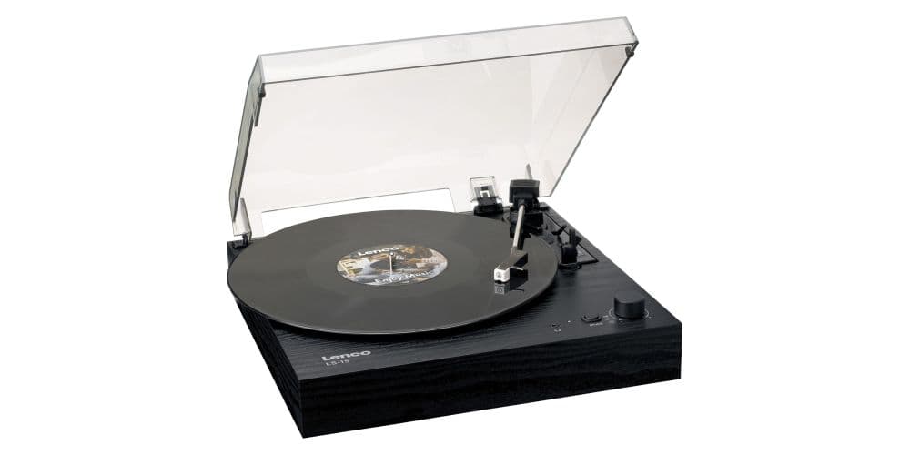 Lenco LS-15 BK Tocadiscos Bluetooth con Capsula Audio Technica LS-15 BK