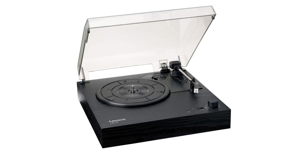 Lenco LS-15 BK Tocadiscos Bluetooth con Capsula Audio Technica LS-15 BK