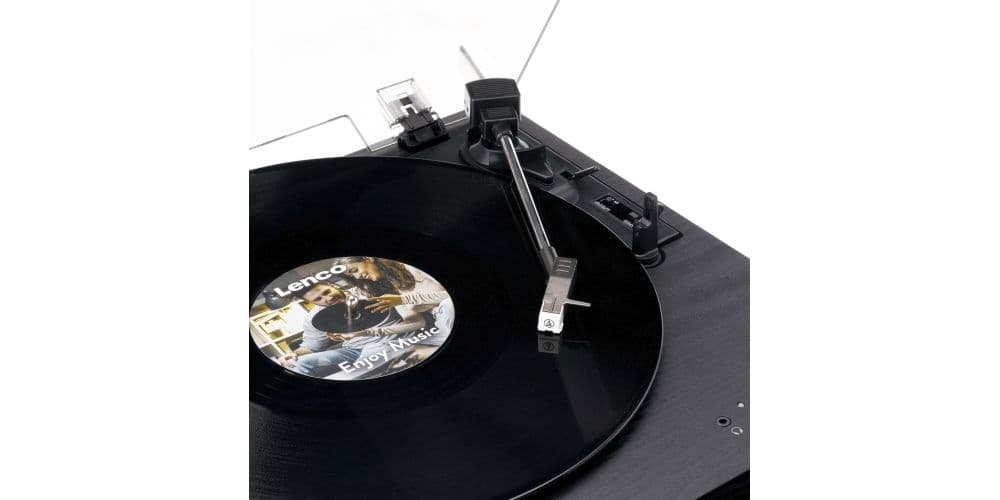 Lenco LS-15 BK Tocadiscos Bluetooth con Capsula Audio Technica LS-15 BK