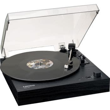 Lenco LS-15 BK Tocadiscos Bluetooth con Capsula Audio Technica LS-15 BK