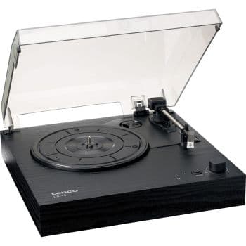 Lenco LS-15 BK Tocadiscos Bluetooth con Capsula Audio Technica LS-15 BK