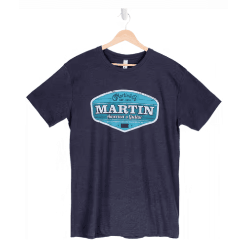 Martin Accesorios CAMISETA DUAL GUITAR - NEGRA (S) AMISETA DUAL GUITAR - NEGRA (S)