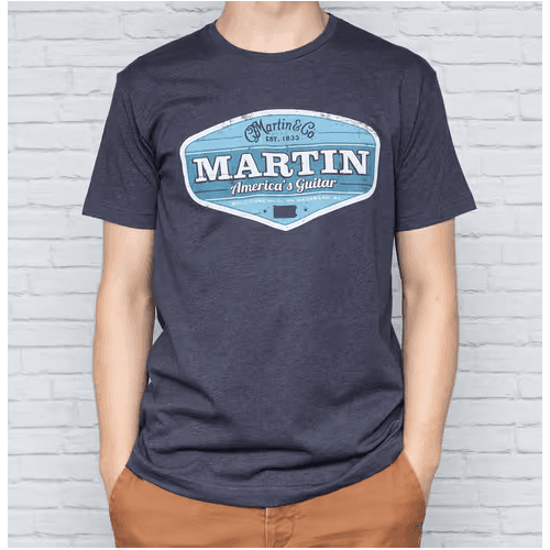 Martin Accesorios CAMISETA DUAL GUITAR - NEGRA (S) AMISETA DUAL GUITAR - NEGRA (S)