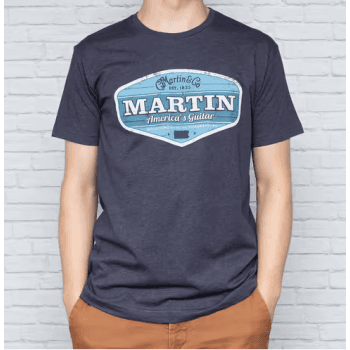 Martin Accesorios CAMISETA DUAL GUITAR - NEGRA (S) AMISETA DUAL GUITAR - NEGRA (S)