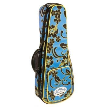 Lanikai uz0120 funda ukelele tenor floral con bolsillo exterior