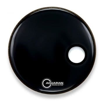 Aquarian Drumheads RSM22BK Regulator 22 Pulgadas Parche Bombo RSM22BK Regulator 22 Pulgadas