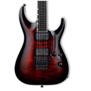 Esp eii horizon fr-ii see thru black cherry sunburst guitarra electrica