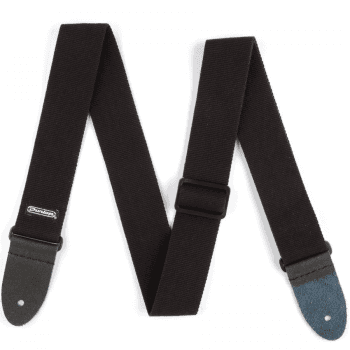 Dunlop d21-01bk correa de cotton para guitarra y bajo