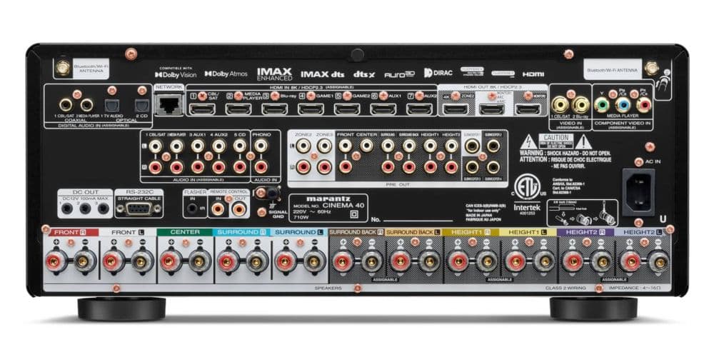 Marantz Cinema 40s Silver Receptor AV 9.4 canales Cinema 40s Silver