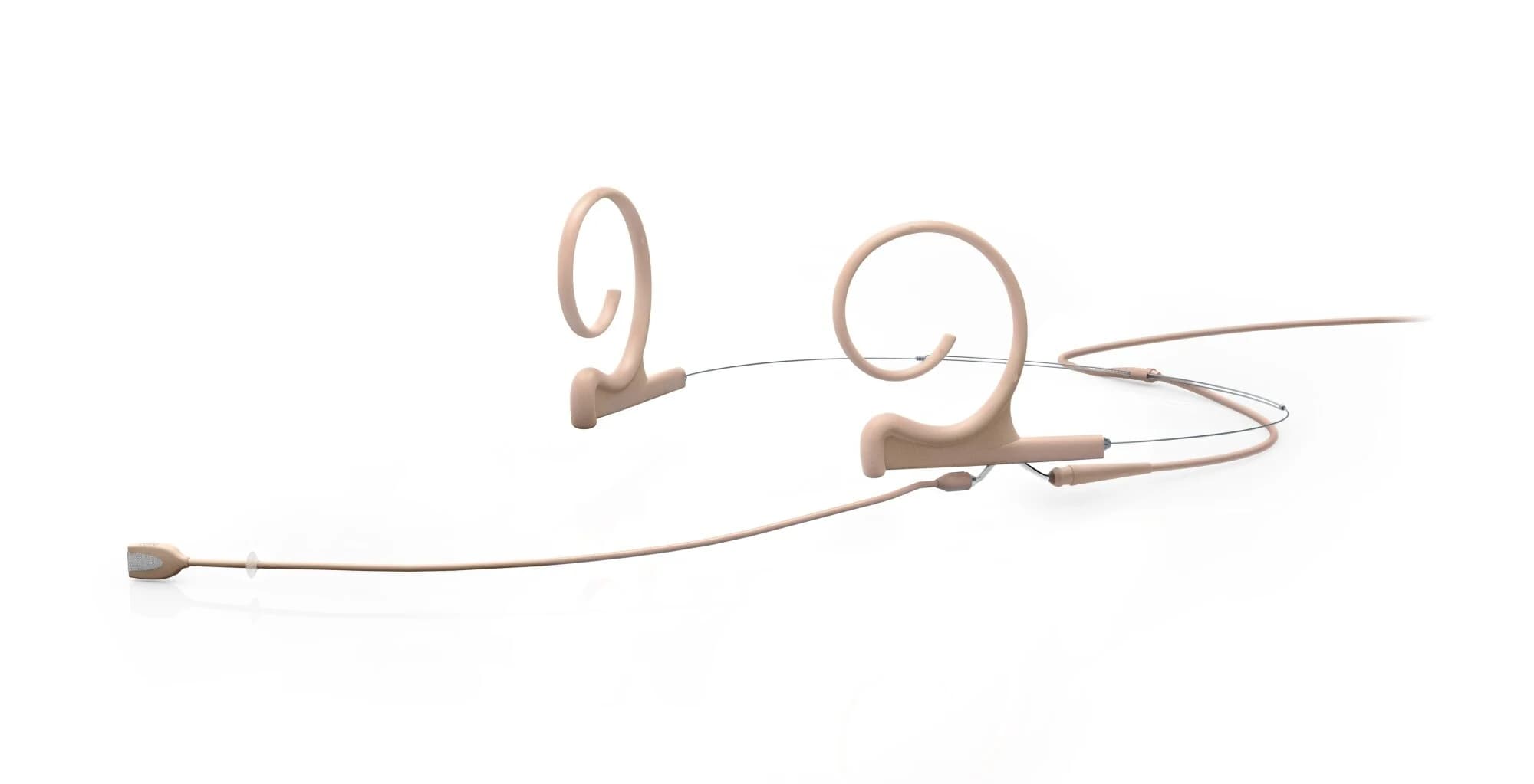 DPA Micro CORE+ Omni. Boom 110mm, flex 2 orejas. Cápsula plana. Beige. Le 4166-OP-F-F03-LH