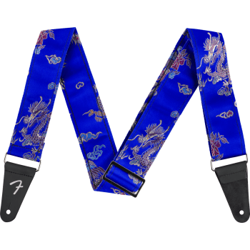 Fender satin dragon strap royal blue correa guitarra