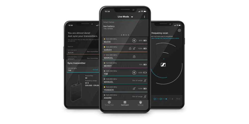 Sennheiser EW-D ME2/835-S R1-6 Micrófono Inalámbrico Digital Mano / Lavalier EW-D ME2/835-S R1-6