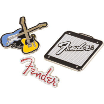 Fender Pin Guitarras Cruzadas Crossed Guitars Enamel PIN