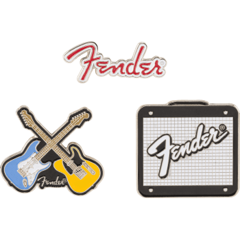 Fender Pin Guitarras Cruzadas Crossed Guitars Enamel PIN