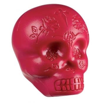 Latin percussion shaker sugar skull, roja