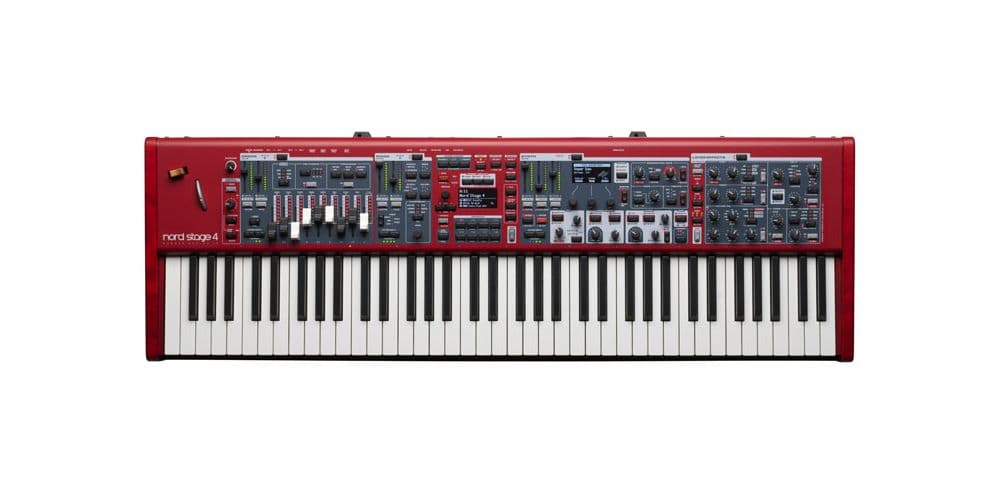 Nord Stage 4 73 Teclado de Triple Sensor (E-E) Contrapesado con Aftertouch y Drawbars Físicos con Indicadores LED Stage 4 73
