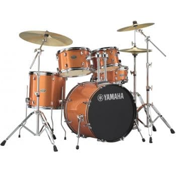 Yamaha rdp0f5 orange glitter set batería acústica