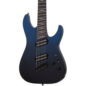 Schecter reaper 7 elite ms deep blue ocean dbo guitarra eléctrica
