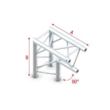 Showtec corner 90 apex down esquina triangular para truss pt3007
