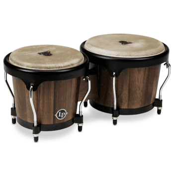 Lpa601-sw set de bongos 6 3/4 + 8 aspire walnut
