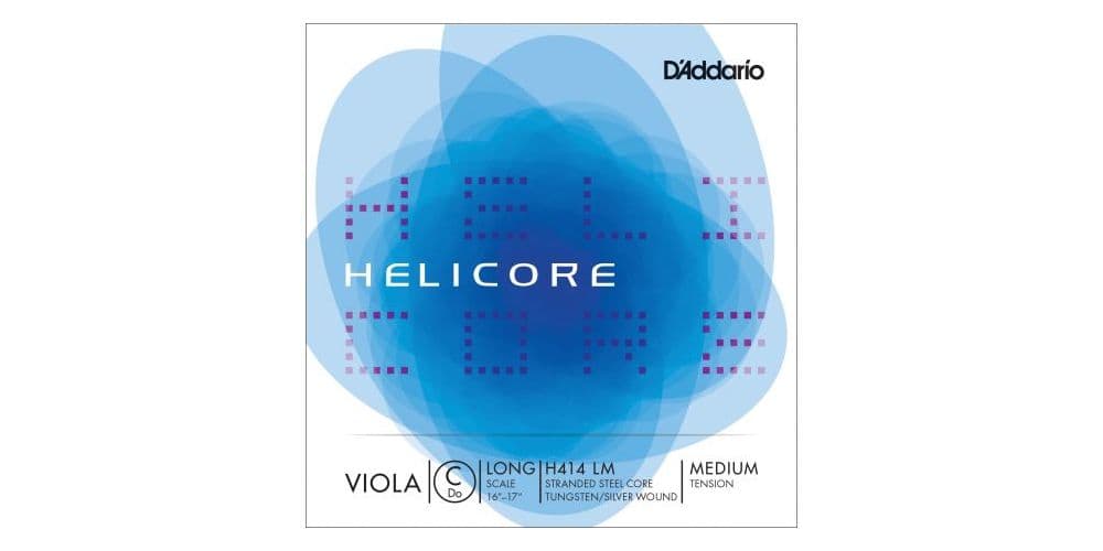 D´addario H414 Cuerda Helicore Do (C) para viola, tensión media H414-LM Helicore Viola C