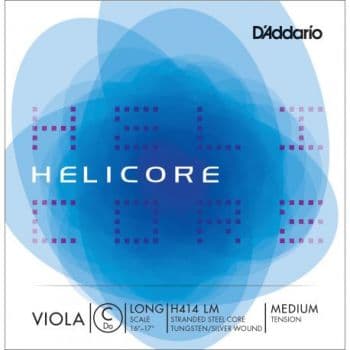 D´addario H414 Cuerda Helicore Do (C) para viola, tensión media H414-LM Helicore Viola C