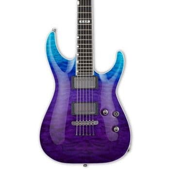 Esp eiihorizon ntii blue purple guitarra eléctrica