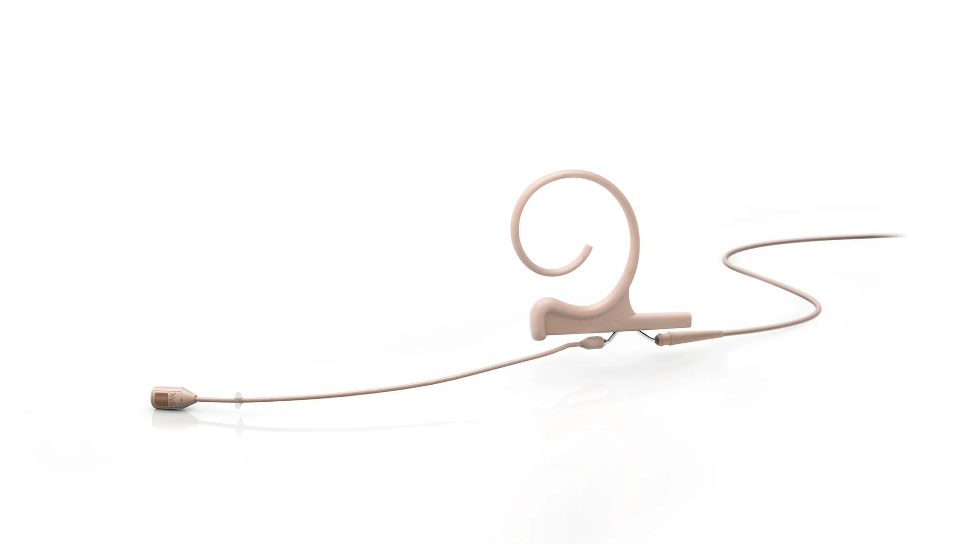 DPA Micro CORE+ Cardio. Boom 90mm, flex 1 oreja. MicroLock. Beige. 4288-DP-F-F90-ME