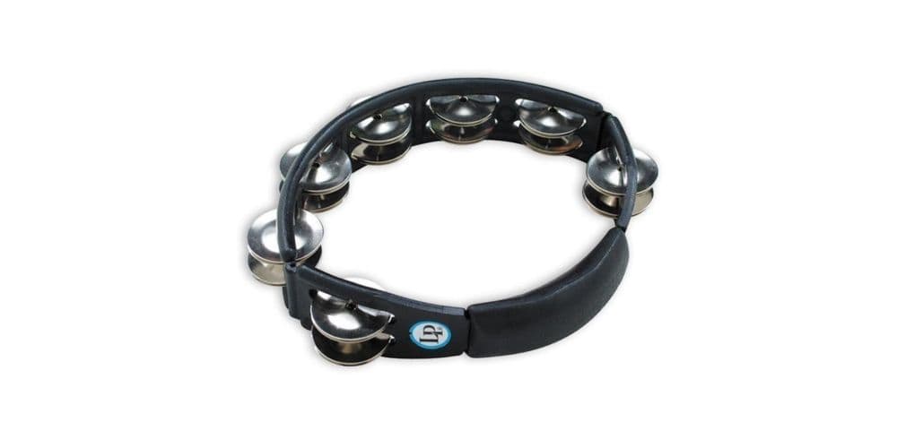 LP LP150 Panderetas Cyclop para mano. Sonajas de acero. Negro LP150